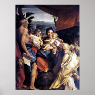 Nativitet - Dagen - Correggio - Renaissancen Poster
