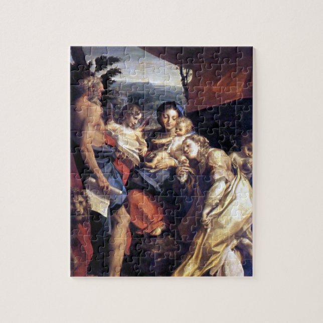 Nativitet - Dagen - Correggio - Renaissancen Pussel (Vertikal)