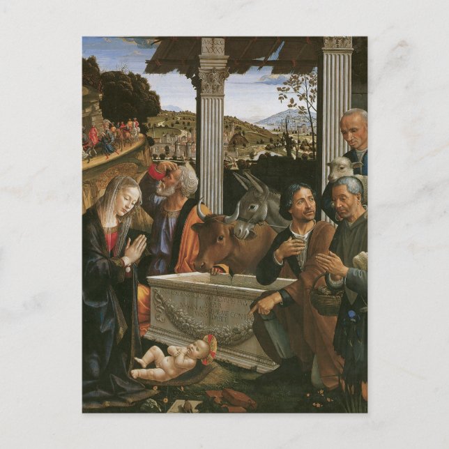 Nativitet - Domenico Ghirlandaio Postcards Vykort (Framsida)