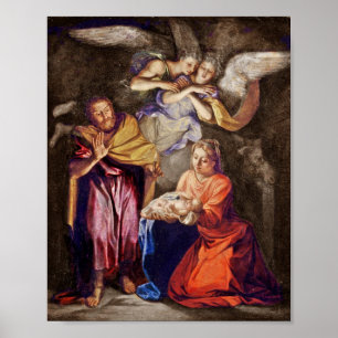 Nativitet efter Noel Coypel Poster