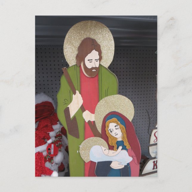Nativitet Figurer Vykort (Framsida)