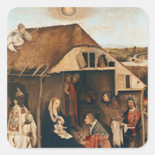 Nativitet Fyrkantigt Klistermärke