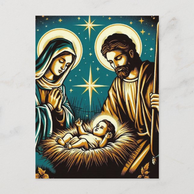 Nativitet Helg Vykort (Framsida)