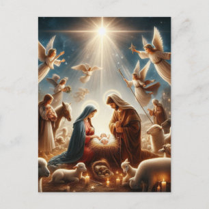 Nativitet Helg Vykort