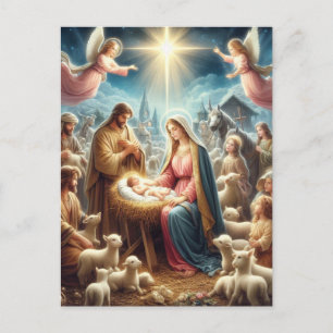 Nativitet Helg Vykort