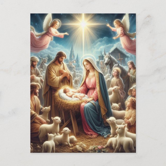 Nativitet Helg Vykort (Framsida)