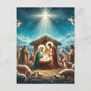 Nativitet Helg Vykort