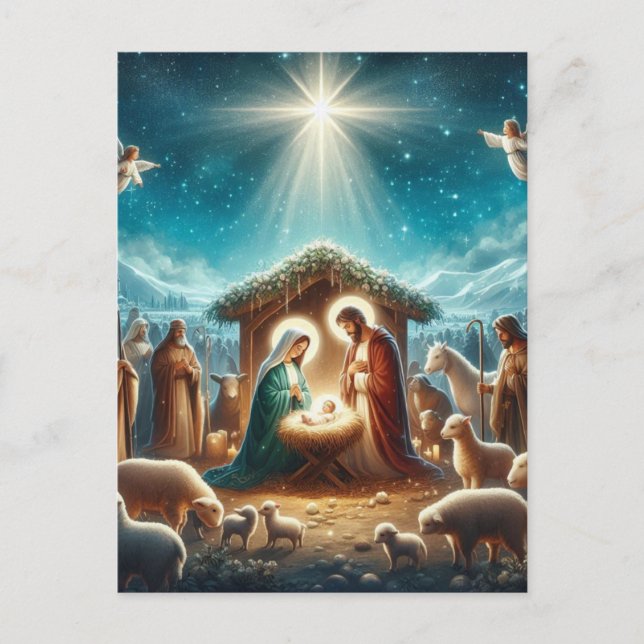 Nativitet Helg Vykort (Framsida)
