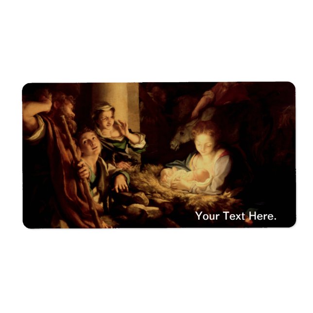 Nativitet - Heliga Night - Correggio - Renaissance Fraktsedel (Framsidan)
