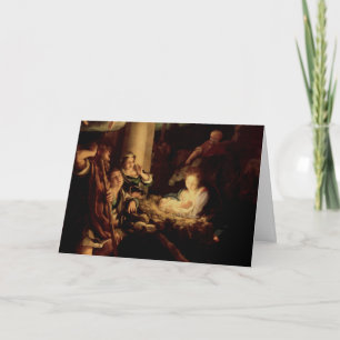 Nativitet - Heliga Night - Correggio - Renaissance Helgkort