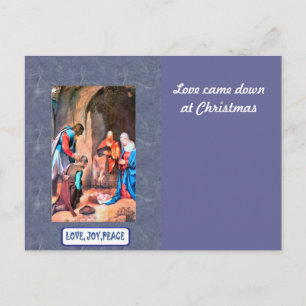 Nativitet i Betlehem Helg Vykort