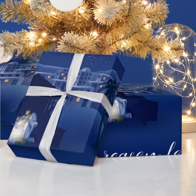 Nativitet Jesus är orsaken Presentpapper (Helgdagar)