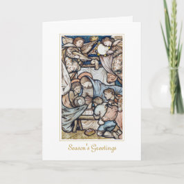 Nativitet Jesus Birth Vintage jul-Helgdag Kort