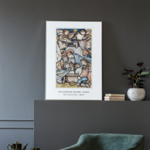 Nativitet Jesus Birth Vintage jul Poster