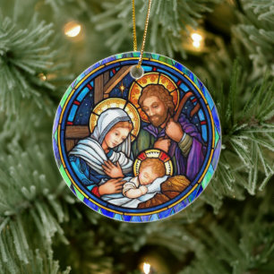 Nativitet Julgransprydnad Keramik