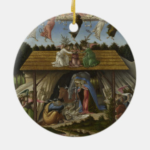 Nativitet julprydnad julgransprydnad keramik
