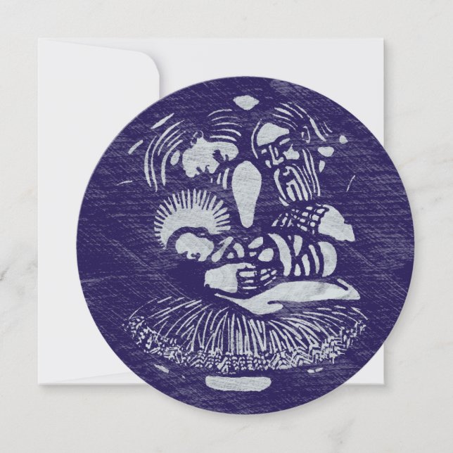 Nativitet Letterpress Medallion (Framsida)