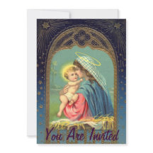 Nativitet Mary Holding Baby Jesus