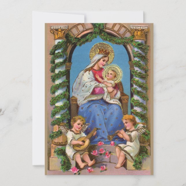 Nativitet med madonna och barn (Framsida)
