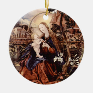 NATIVITET MED VITLILLES - MAGIC OF CHRISTMAS JULGRANSPRYDNAD KERAMIK