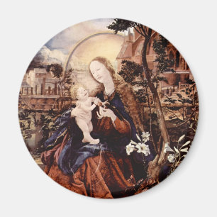 NATIVITET MED VITLILLES - MAGIC OF CHRISTMAS MAGNET