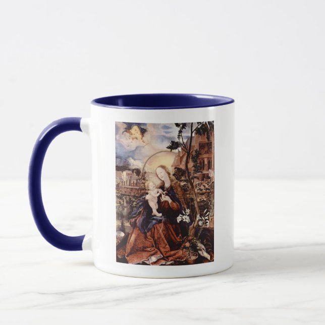 NATIVITET MED VITLILLES - MAGIC OF CHRISTMAS MUGG (Vänster)