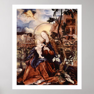 NATIVITET MED VITLILLES - MAGIC OF CHRISTMAS POSTER