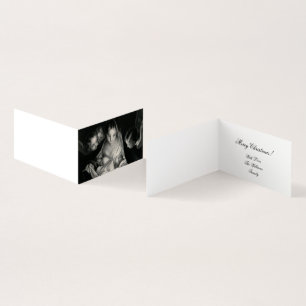 Nativitet Mor Mary Änglar Baby Jesus Magnetic Kort
