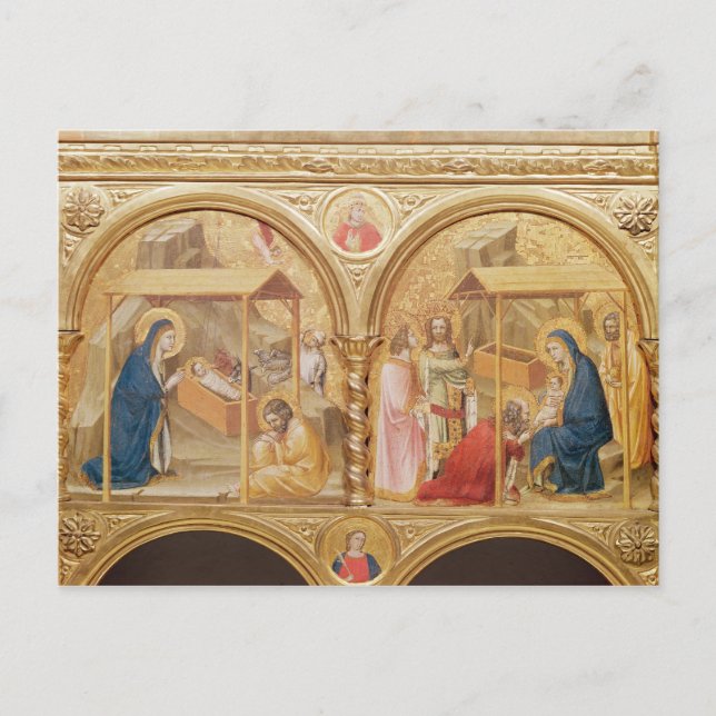 Nativitet och anpassning av Magi Vykort (Framsida)