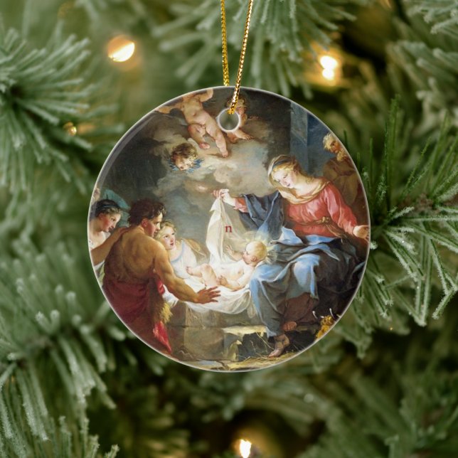Nativitet Scene Catholik Church Religiösa jul Julgransprydnad Keramik (Träd)