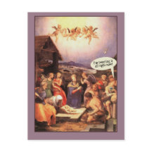 Nativitet Scene Humous-kort twittrar nu