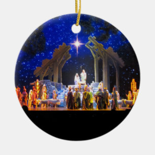 Nativitet Scene-julprydnad Julgransprydnad Keramik