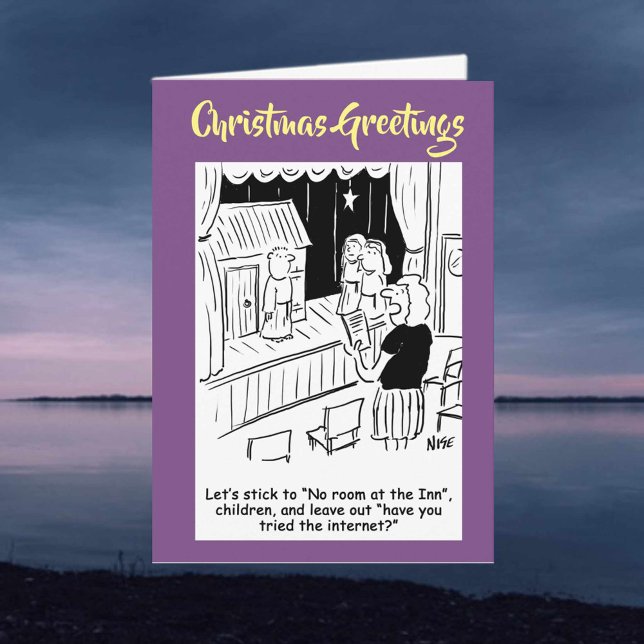 Nativitet Spela upp julkort för Tecknad Helgkort (Skapare uppladdad)