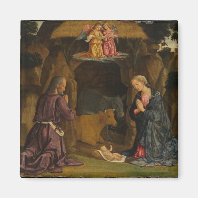 Nativiteten, 1480-talet magnet (Framsidan)