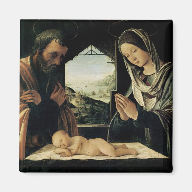 Nativiteten, 1490 magnet (Framsidan)
