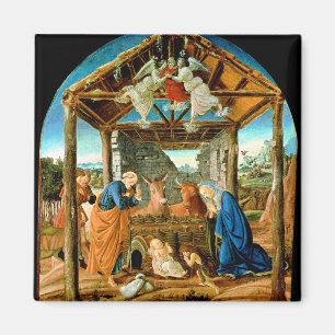 Nativiteten, berömdens målning av Sandro Botticell Magnet