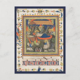 Nativiteten c.1340 | Blue Beach Sång™-vykort Vykort
