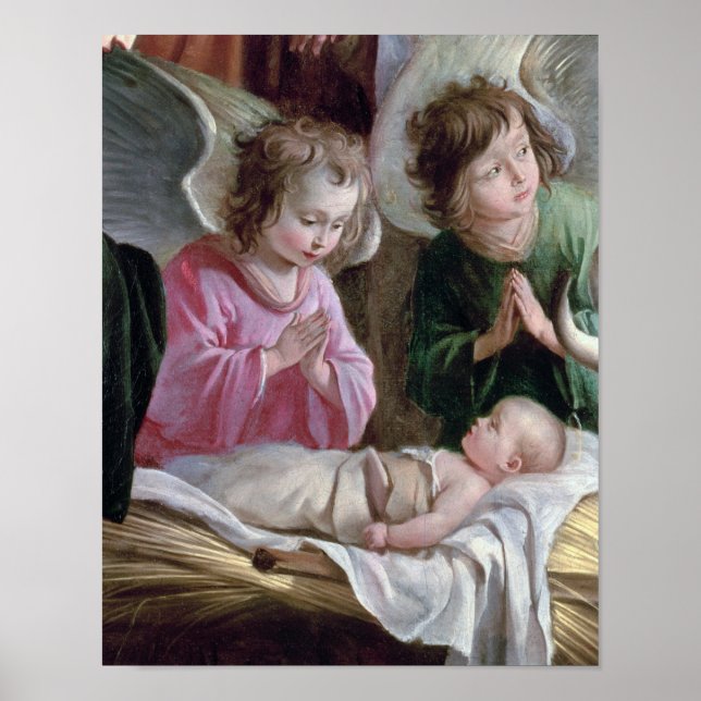 Nativiteten, från Buxtehude Altar, 1400-10 Poster (Framsidan)