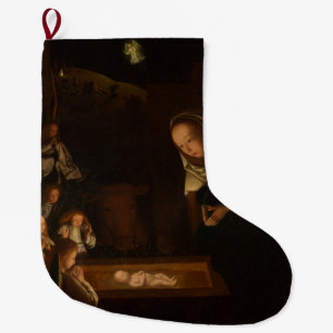 Nativiteten på natten (Jesus födelse, jul) Stor Julstrumpa