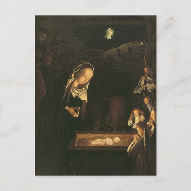 Nativiteten på natten vykort (Framsida)