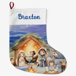 Nativitetens julklapp stor julstrumpa