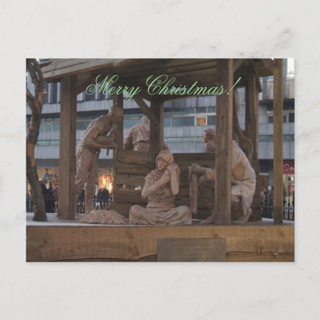 Nativitetens julvykort vykort (Framsida)