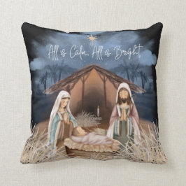 Nativitetscen Alla är Lugn, allt är ljust. Kudde