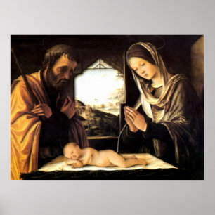 Nativitetscen för jul - Heligans familj, Costa Poster