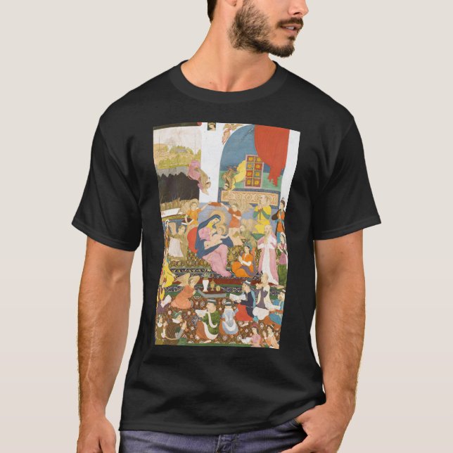 Nativitetscen i indian stil t shirt (Framsida)