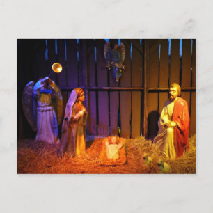 Nativitetscen Jul-Visningen i Washington DC Helg Vykort