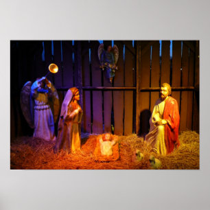 Nativitetscen Jul-Visningen i Washington DC Poster