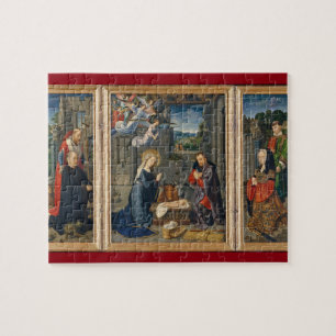 Nativitetscene Baby Jesus Religiösa jul Pussel