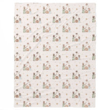 Nativitetscene Fleece Blanket