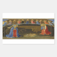 Nativitetscene Kristus Child Heliga Family Änglar